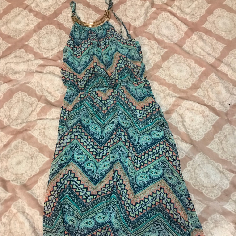 Tribal print summer dress